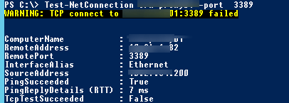 el escritorio remoto no pertenece a la red especificada el escritorio remoto no pertenece a la red especificada