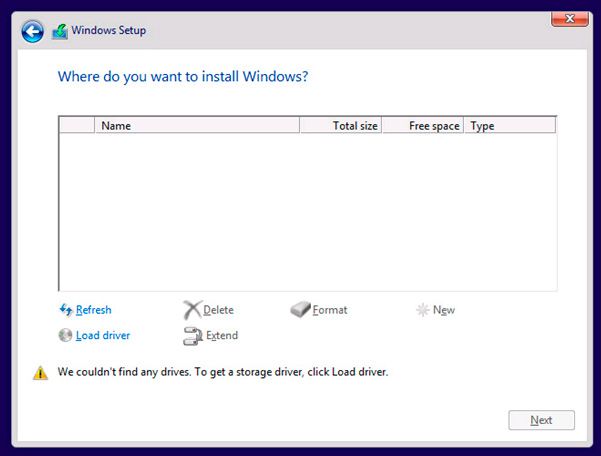 instalar windows 10 esxi