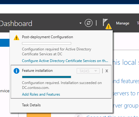 servicios de certificados de directorio activo de windows server 2016