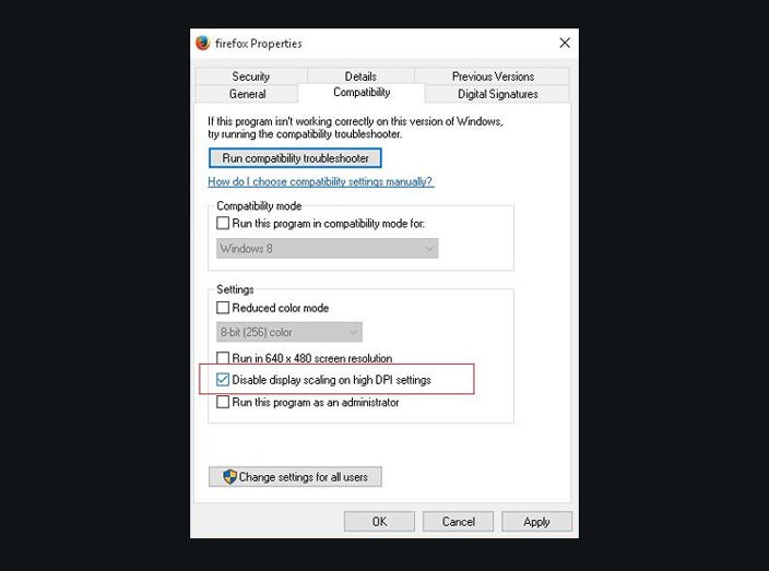 Las fuentes de Windows 10 están borrosas