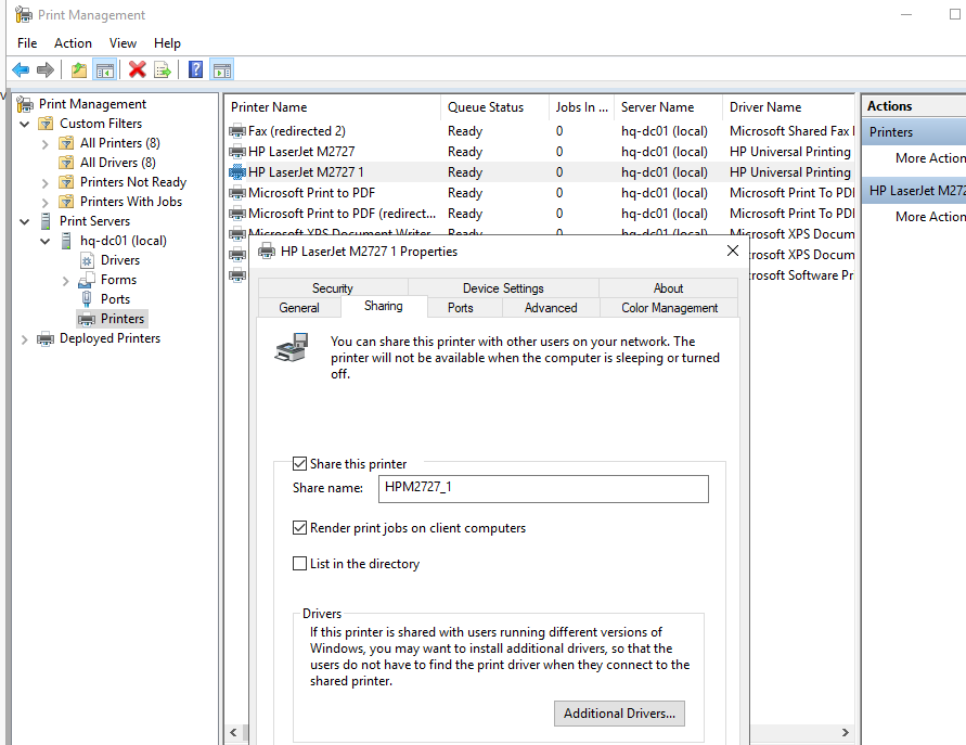 agregar impresora gpo