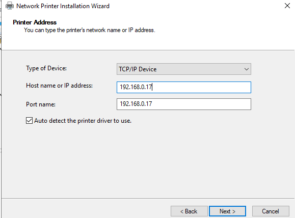 implementación de la impresora gpo