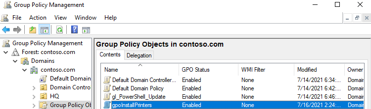 implementación de impresora gpo