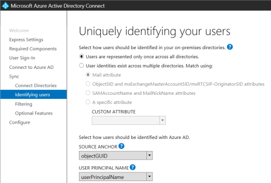 anuncio azul de sincronización de hash de contraseña