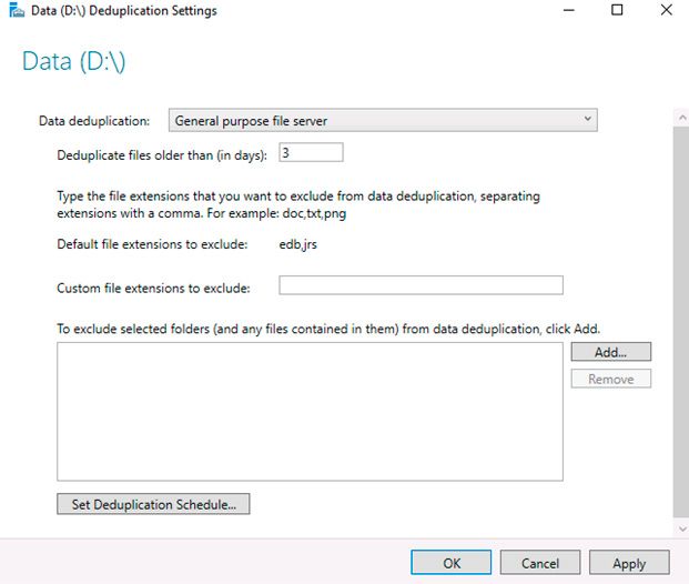 deduplicación de windows server 2016 deduplicación de windows server 2016