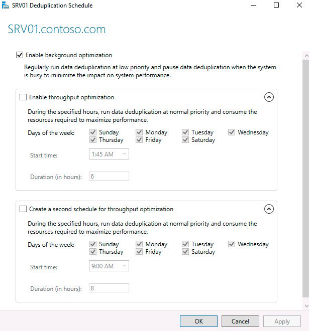 deduplicación de windows 2016 deduplicación de windows 2016