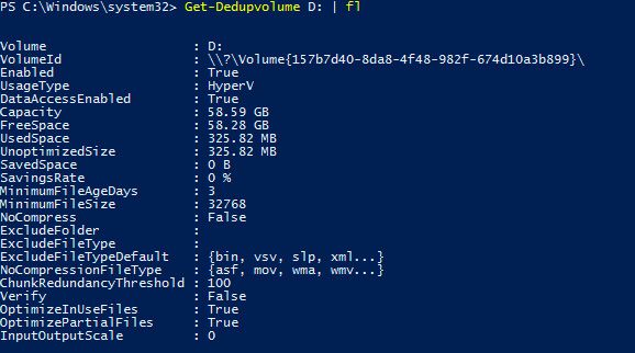 deduplicación del servidor de Windows 2016 deduplicación del servidor de Windows 2016