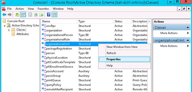 unidad organizativa del directorio activo