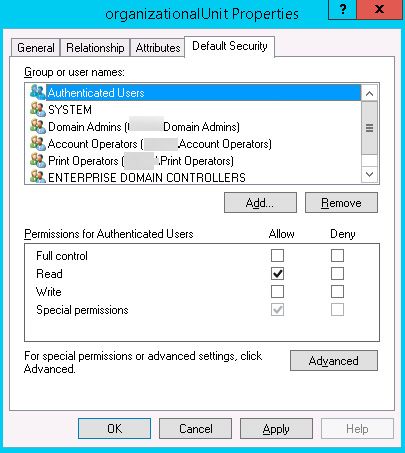 directorio activo o propiedades