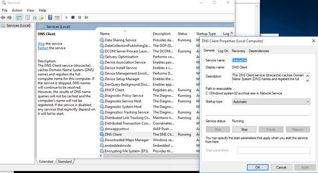 Cliente DNS de NXDOMAIN