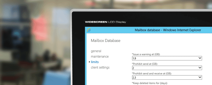 Administrar el tamaño y el límite del buzón en Exchange Server 2016 – informaticamadridmayor