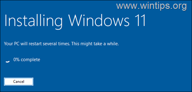 Cómo reparar-actualizar Windows 11 con actualización local.