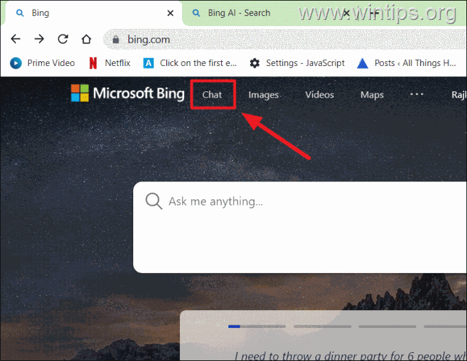  Acceda a Bing AI Chat en Chrome
