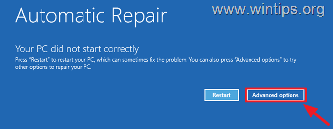 Reinstale Windows 11 si Windows no pudo iniciarse. 