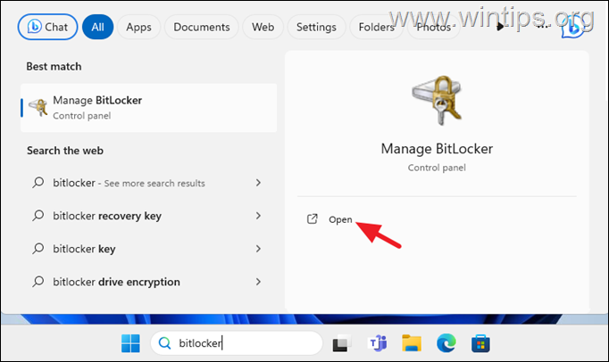 Cómo deshabilitar el cifrado BitLocker en Windows 11 Pro