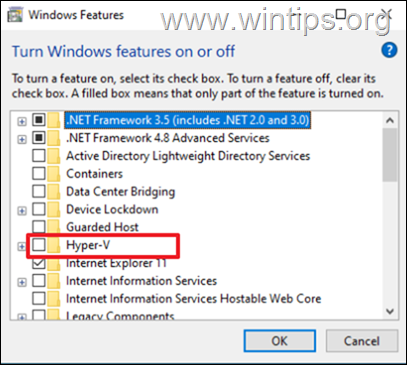 hiper-v REVISIÓN: VT-x está deshabilitado en BIOS
