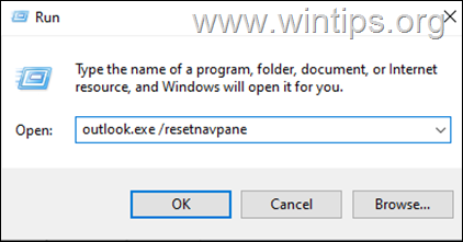 Outlook resetnavpane