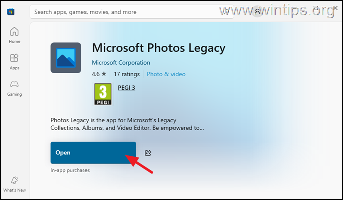 fotos legado Fotos de Microsoft heredadas