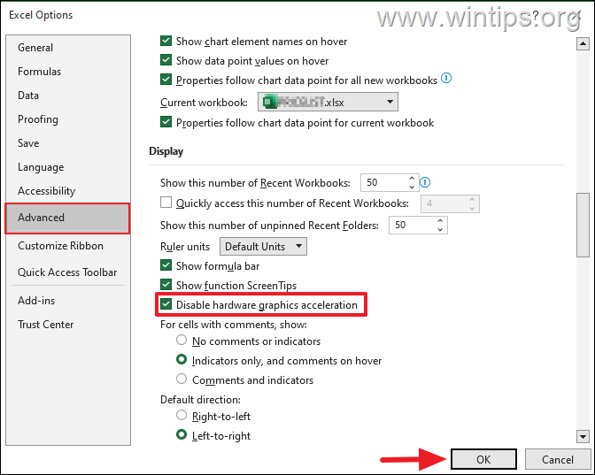 REVISIÓN: Los documentos de Excel están en blanco o vacíos