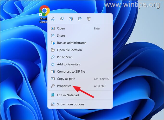 propiedades Cómo desactivar el modo de eficiencia en Chrome