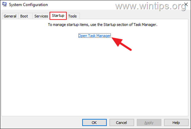 abrir administrador de tareas Cómo iniciar Windows 10/11 en estado/modo de inicio limpio.