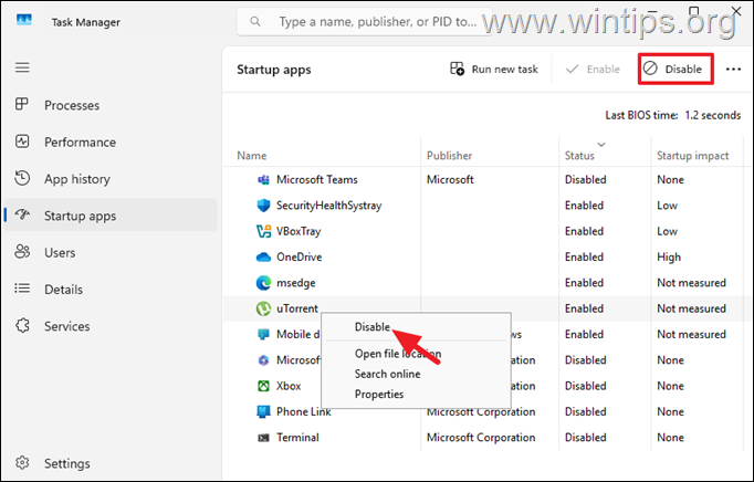 programas de inicio Cómo iniciar Windows en estado de inicio limpio