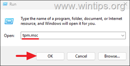 tpm.msc Verifique el estado de TPM en Windows