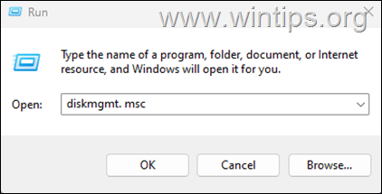 diskmgmt.msc Gestión de disco