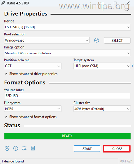 rufo Rufus Windows USB Creator