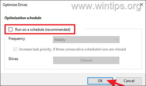 Desactivar el disco de disco Desactivar el disco de disco