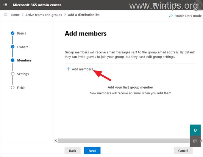 Configuración de correo electrónico Reenvío Office 365