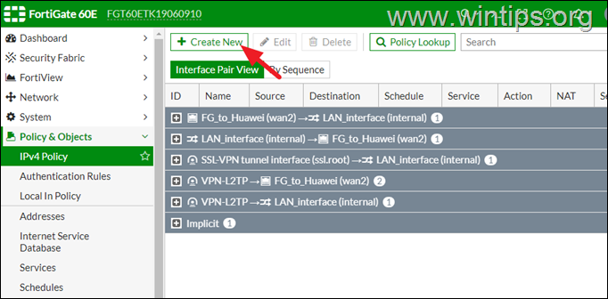 Grupo de direcciones FortiGate Cómo la lista blanca una dirección IP externa o múltiples direcciones IP en FortiGate Firewall