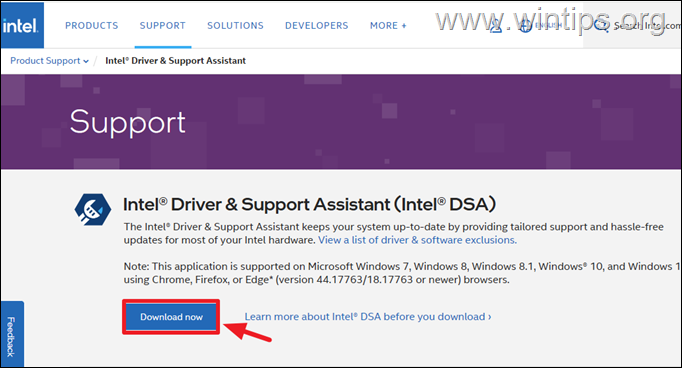 Intel DSA Corrige el código de unidad USB 28 en el administrador de dispositivos