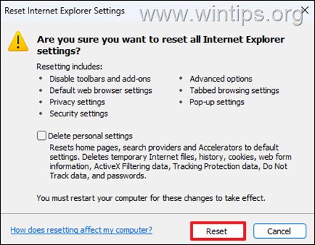 Restablecer las secciones de Internet FIJO: No hay Internet en los equipos de Microsoft mientras está conectado.
