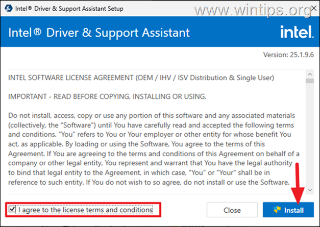 Intel Driver & Support Assistant.
