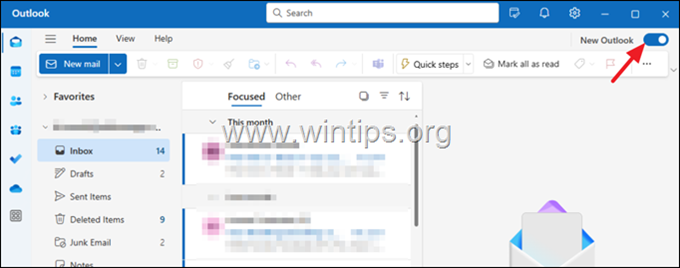 Cambiar a Outlook Classic Cambiar a la perspectiva clásica