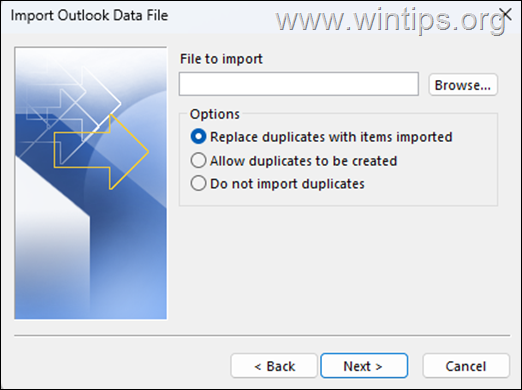 Importar archivo PST import .pst archivo nueva Outlook