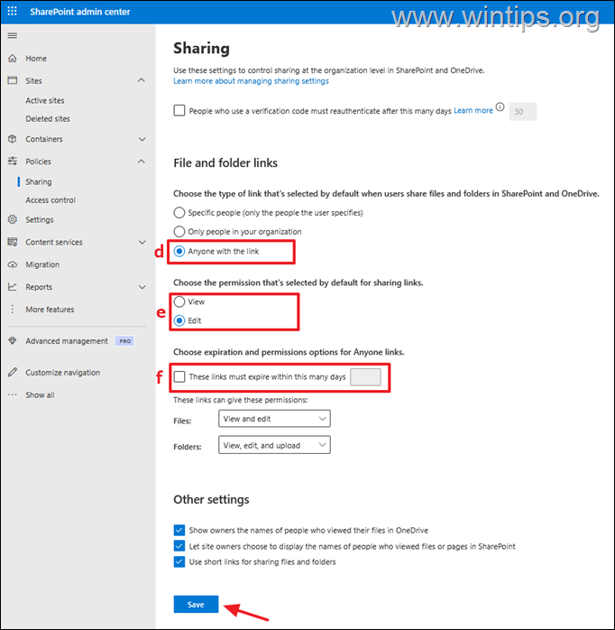 Sharepoint SharePoint: este enlace ha sido deshabilitado
