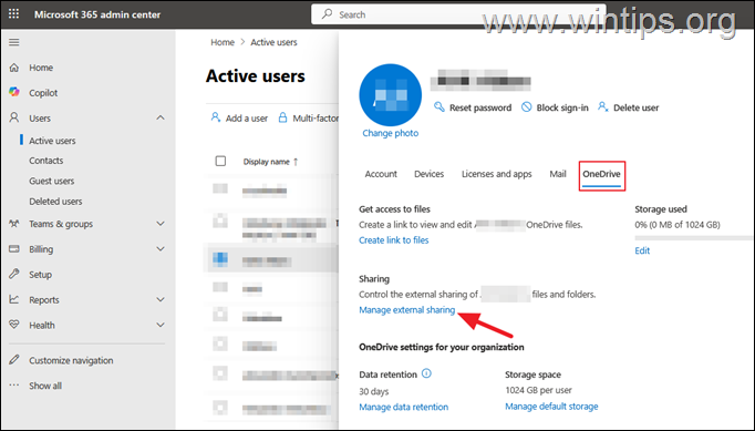 Onedrive Compartir Configuración de intercambio de OneDrive