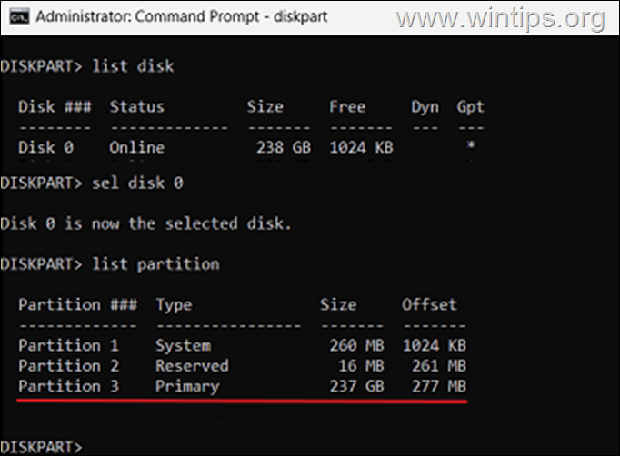 partición de la lista Partitions de lista