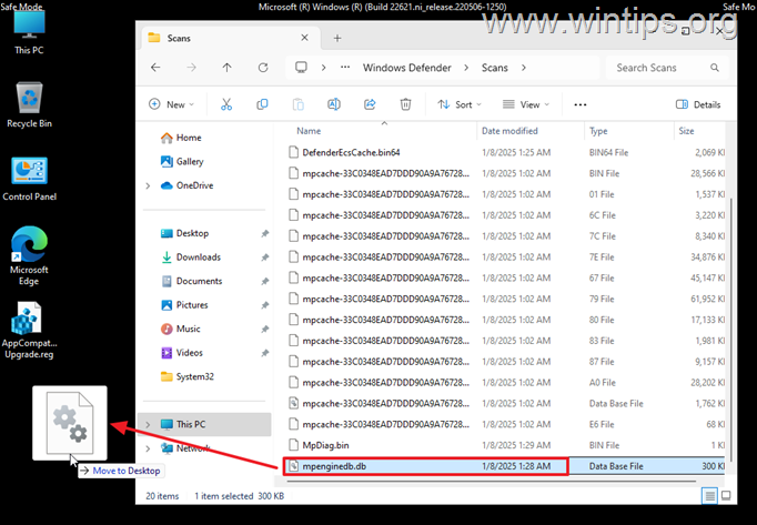 mpenginedb.db Solución: el historial de protección del defensor de Windows se bloquea y se cierra en Windows 10/11.