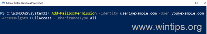 calendario compartiendo PowerShell SEX: No tiene permiso para compartir su calendario en Office 365