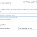 FIJO: no tiene permiso para compartir su calendario con el usuario o el grupo en Microsoft 365 (Office 365.