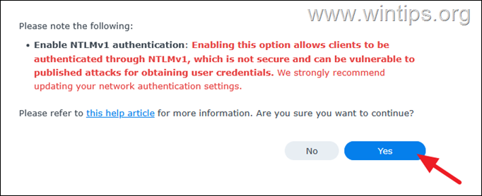 Habilitar la autenticación NTLMv1