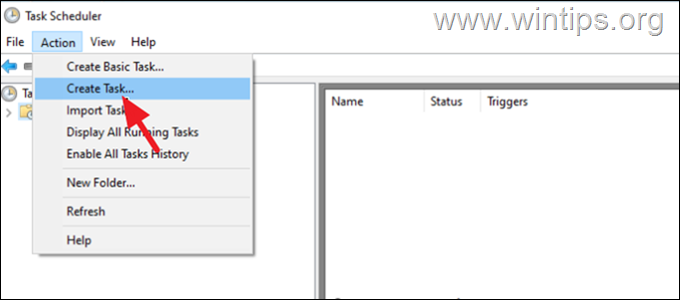 crear tarea Cómo enviar una notificación por correo electrónico después de desbloquear e iniciar sesión en Windows