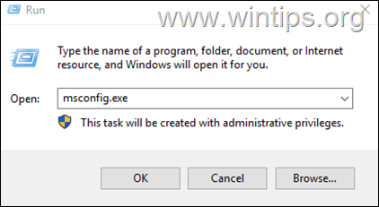 msconfig msconfig.exe