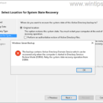 Cómo restaurar Active Directory desde una copia de seguridad de Windows Server. Cómo restaurar Active Directory desde una copia de seguridad de Windows Server.