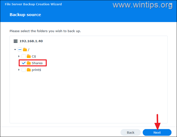 sinología Cómo utilizar Synology Active Backup for Business para realizar una copia de seguridad de los archivos compartidos desde un servidor de archivos de Windows en un Synology NAS. *