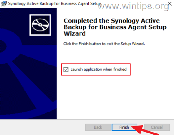 Agente de copia de seguridad activa para empresas - Synology