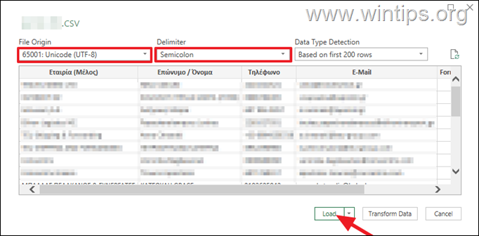 Importar archivo csv en excel y cambiar codificación